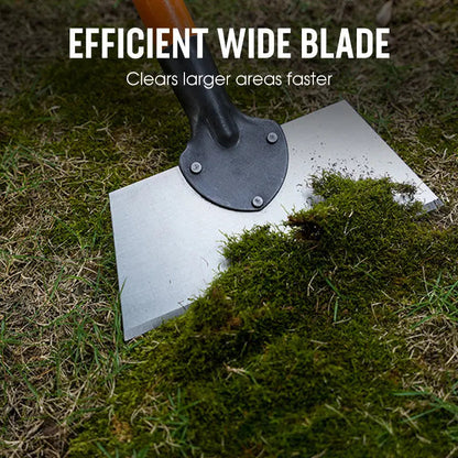Effortless Weeding Tool | Wide Steel Blade for Quick Cleaning