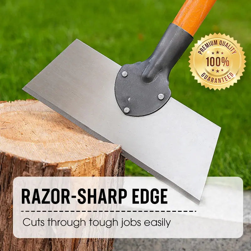 Effortless Weeding Tool | Wide Steel Blade for Quick Cleaning