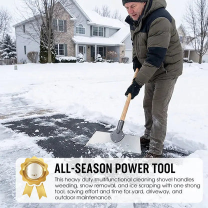Effortless Weeding Tool | Wide Steel Blade for Quick Cleaning