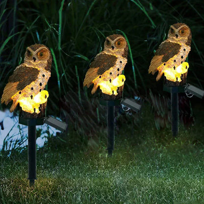 Solar Garden Owl Light | Automatic Outdoor Decoration