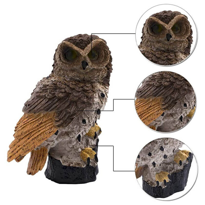 Solar Garden Owl Light | Automatic Outdoor Decoration