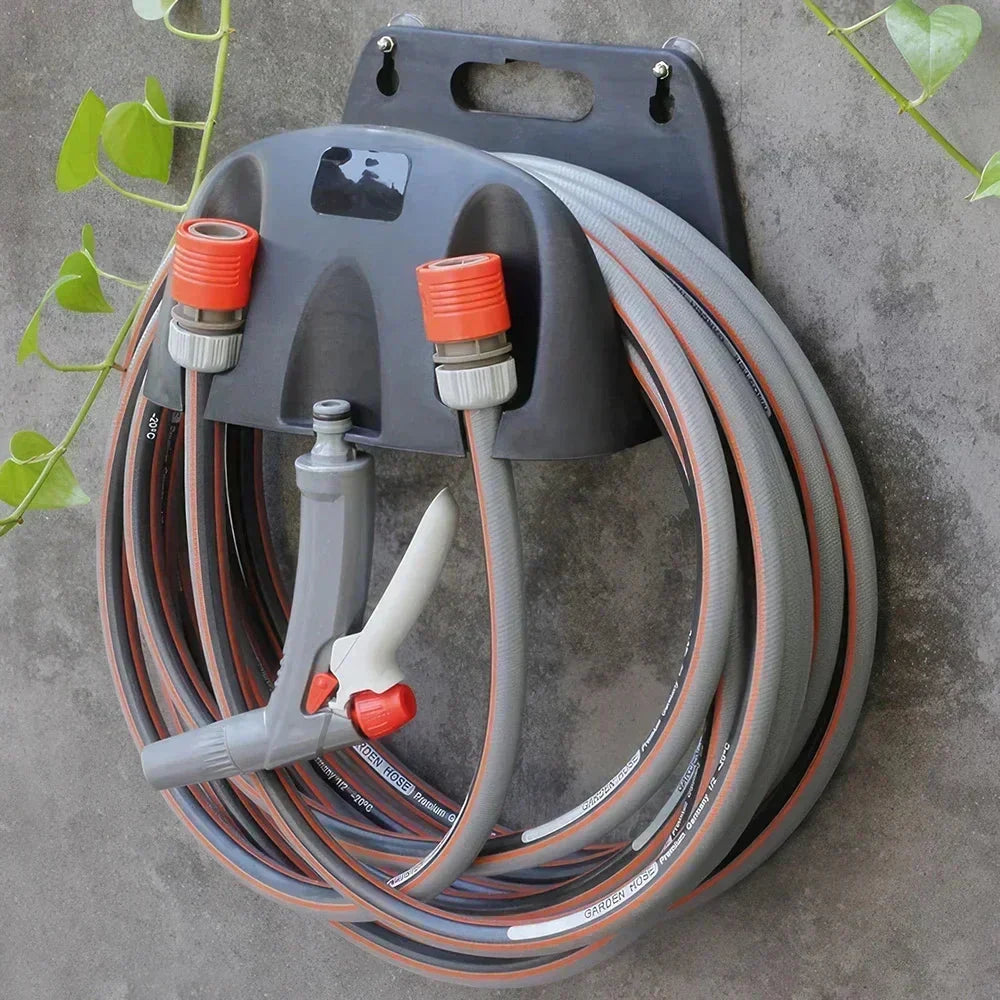Smart Hose Holder | Weather-Resistant Design | Easy Carry Handle