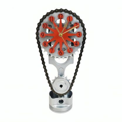 Industrial Elegance – Captivating Kinetic Timepiece