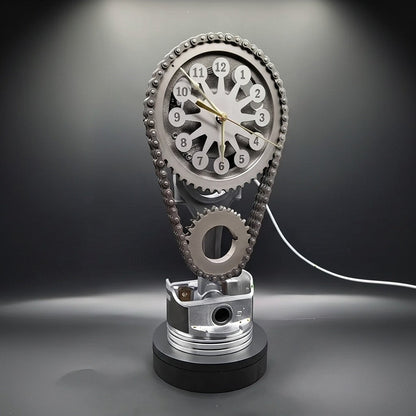 Industrial Elegance – Captivating Kinetic Timepiece