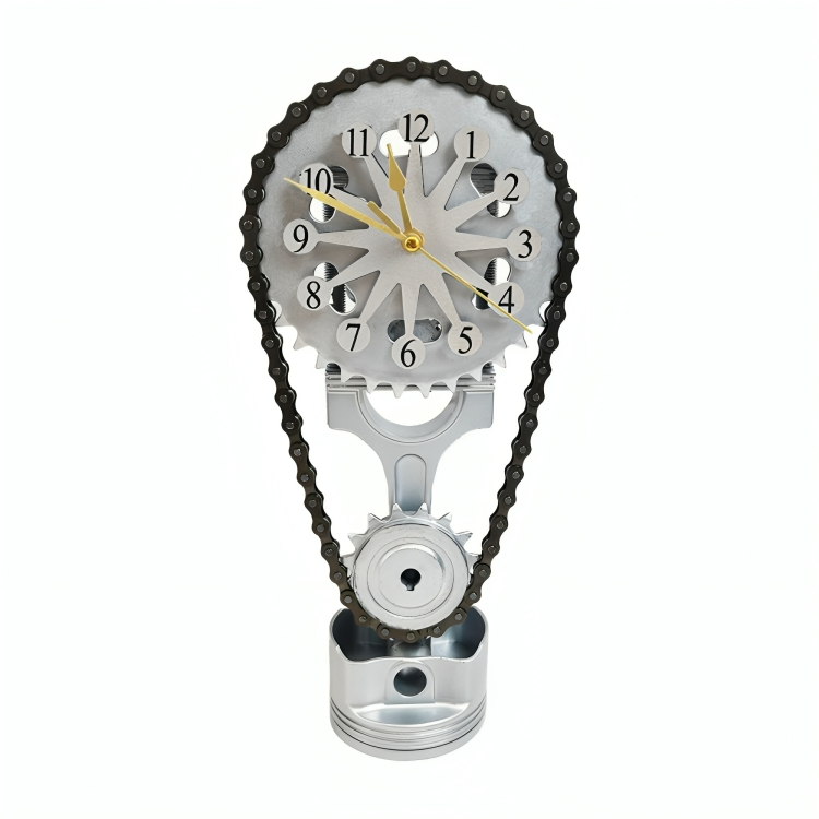 Industrial Elegance – Captivating Kinetic Timepiece