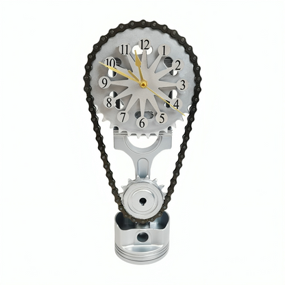 Industrial Elegance – Captivating Kinetic Timepiece