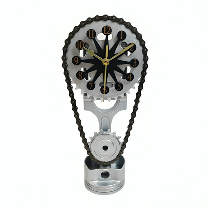 Industrial Elegance – Captivating Kinetic Timepiece