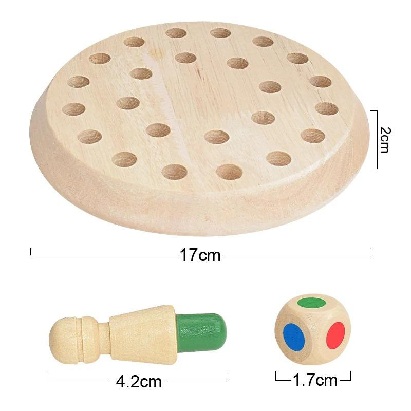 Memory Game | Wooden Focus Challenge with Dice | Boosts Concentration and Recall