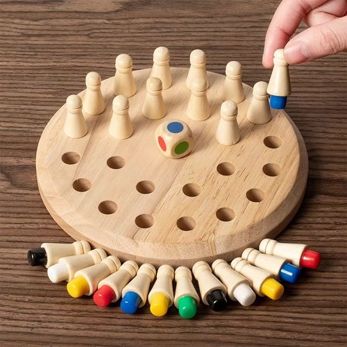 Memory Game | Wooden Focus Challenge with Dice | Boosts Concentration and Recall
