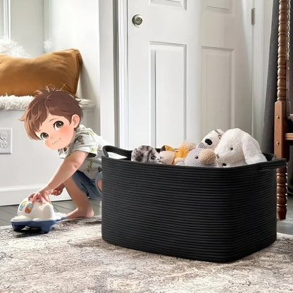 Stylish Storage Basket | Durable Woven Design | Easy Carry Handles