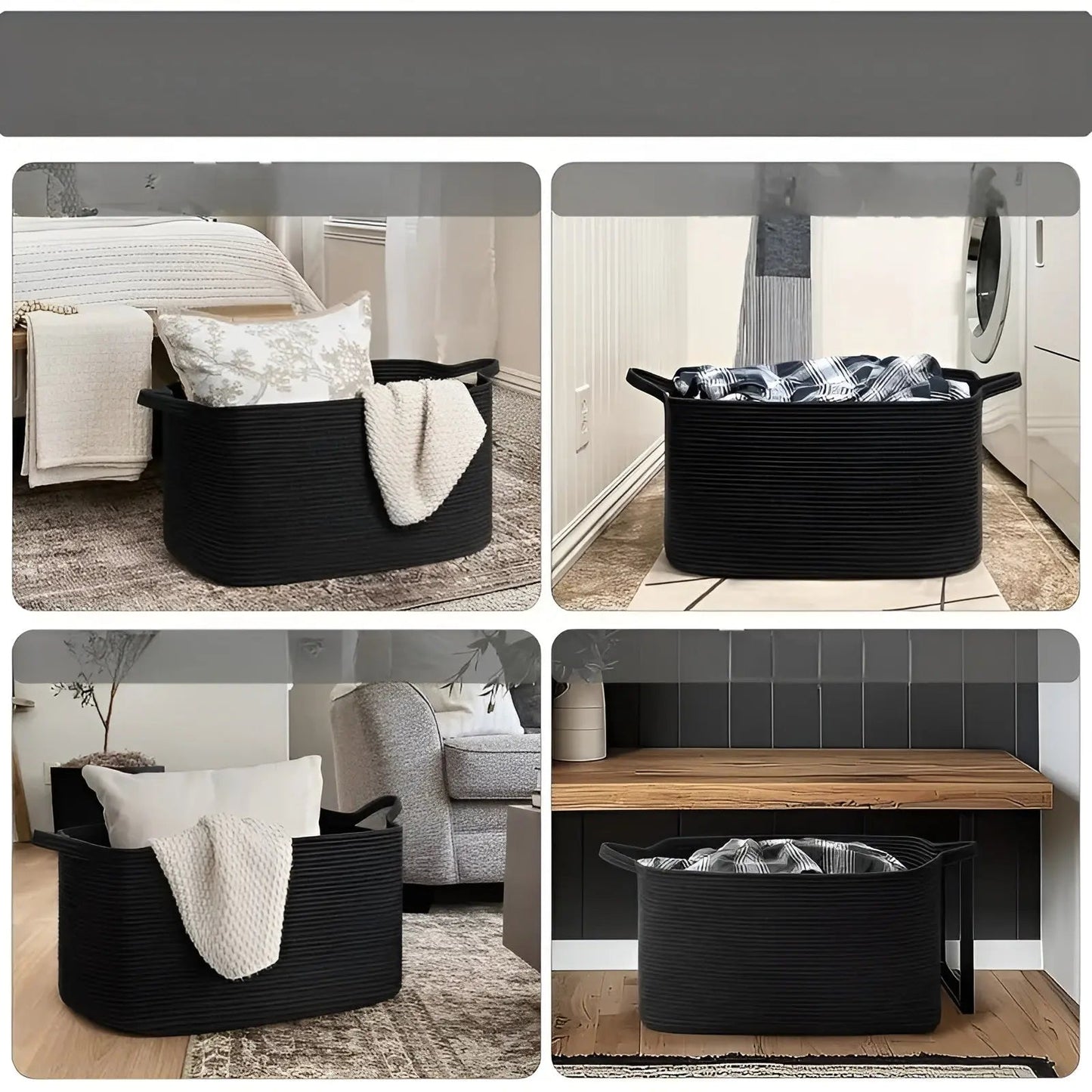 Stylish Storage Basket | Durable Woven Design | Easy Carry Handles