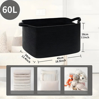 Stylish Storage Basket | Durable Woven Design | Easy Carry Handles
