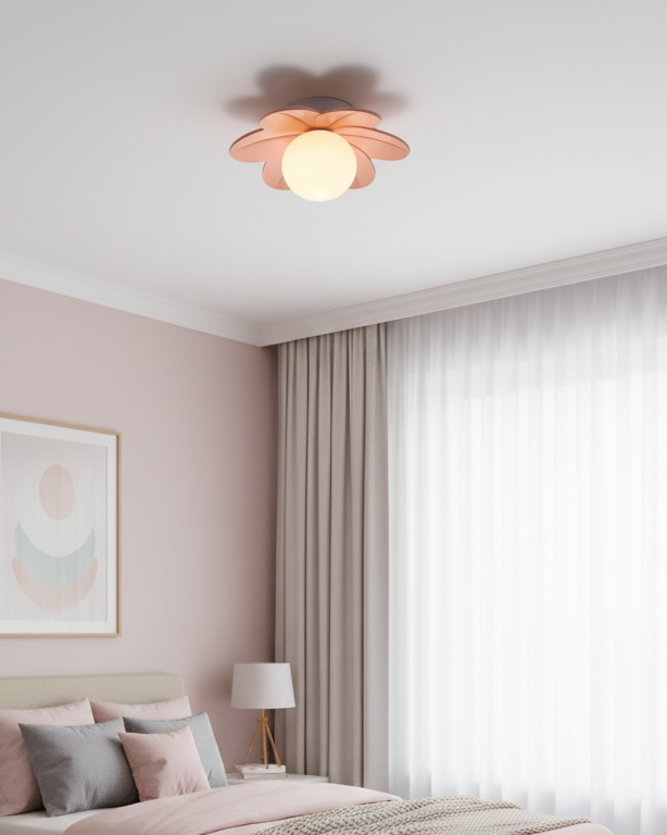 Ceiling Lights with Floral Design for Charming Ambiance