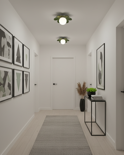 Ceiling Lights with Floral Design for Charming Ambiance