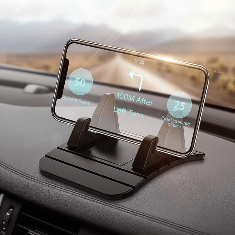 Secure Dashboard Grip Car Phone Holder – Anti-Slip Design