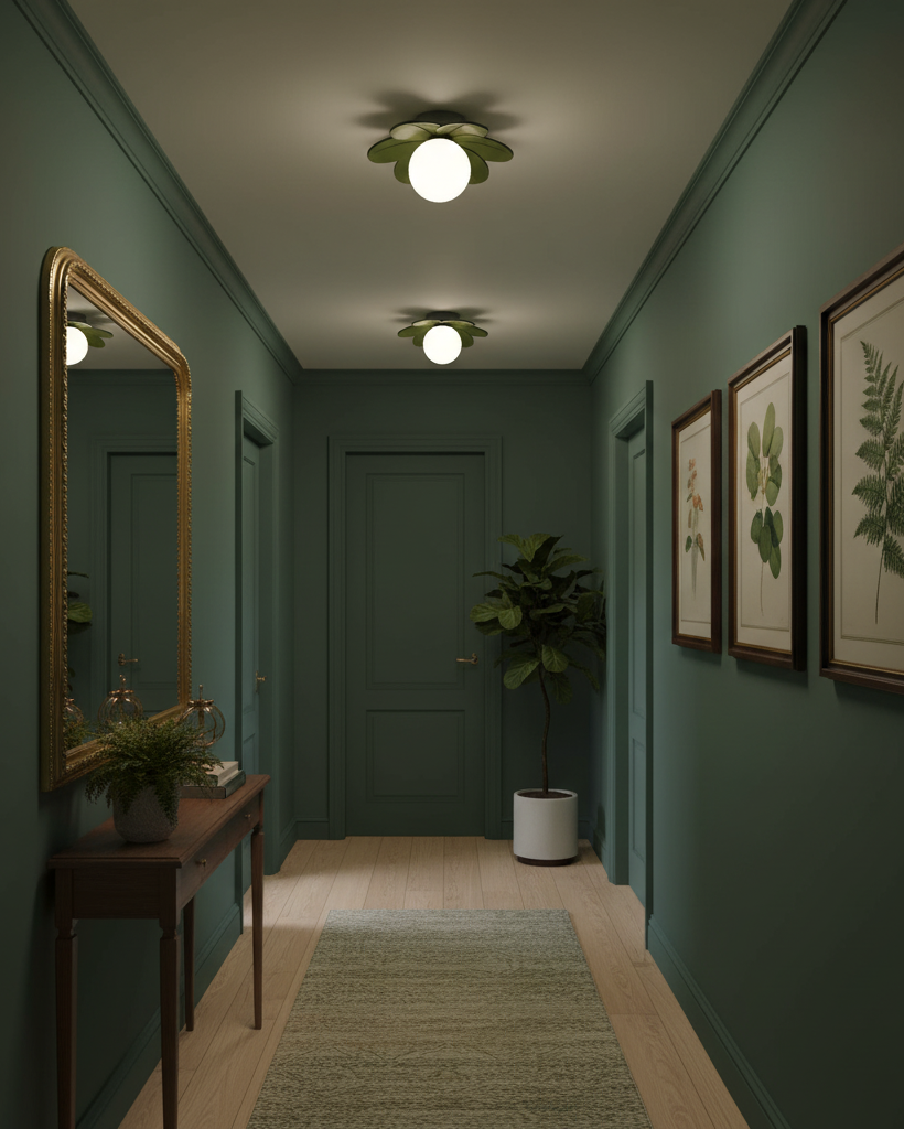 Ceiling Lights with Floral Design for Charming Ambiance