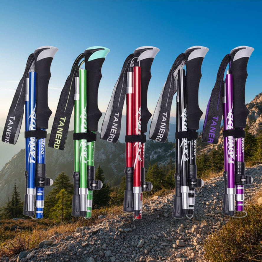 Foldable Outdoor Light for Camping and Hiking – Adjustable Design