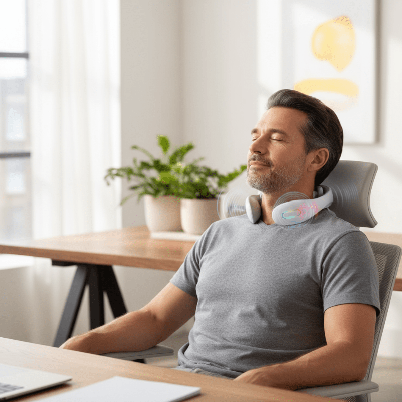Heated Neck Massager for Daily Comfort and Pain Relief