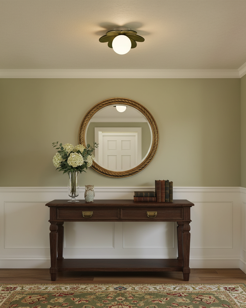 Ceiling Lights with Floral Design for Charming Ambiance