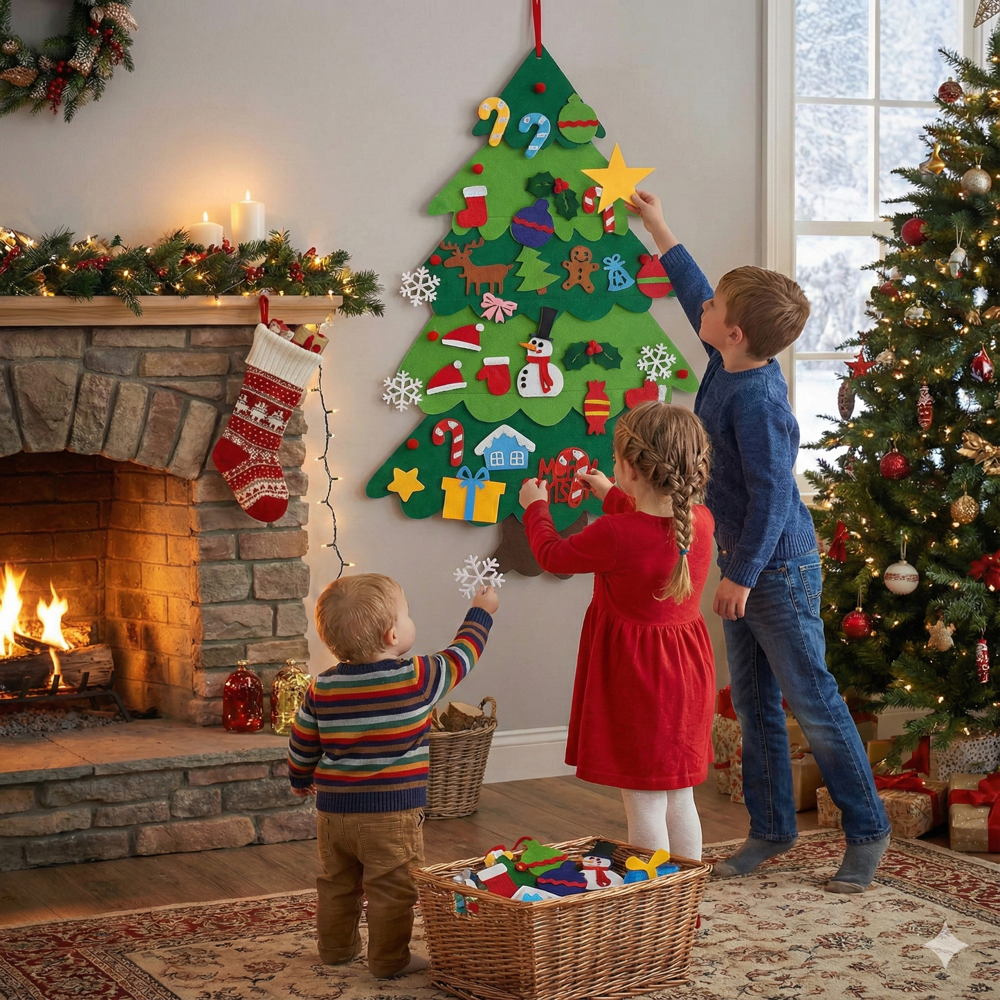 Felt Christmas Tree - Montessori Style Decoration