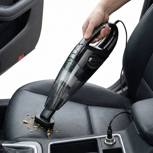 Compact Car Vacuum Cleaner 12V – High Suction Power