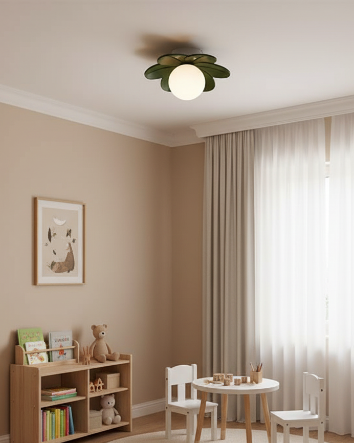 Ceiling Lights with Floral Design for Charming Ambiance