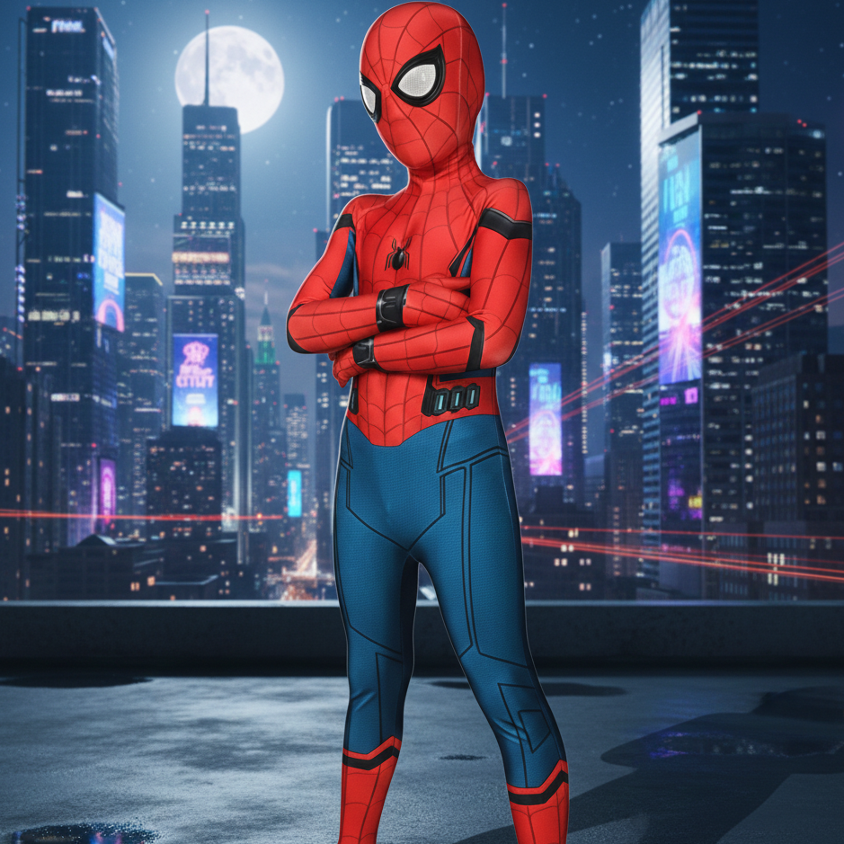 Realistic Superhero Costume for Kids and Adults - BowLift Style