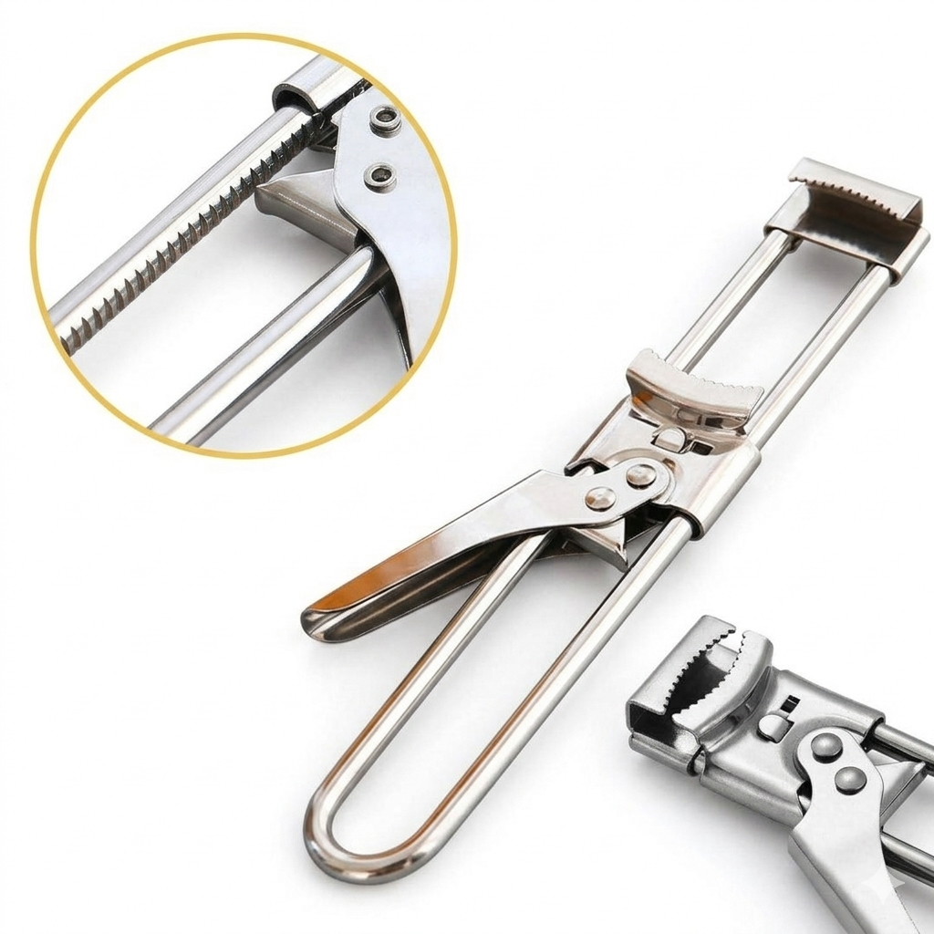 Versatile Bottle and Jar Opener with Adjustable Grip