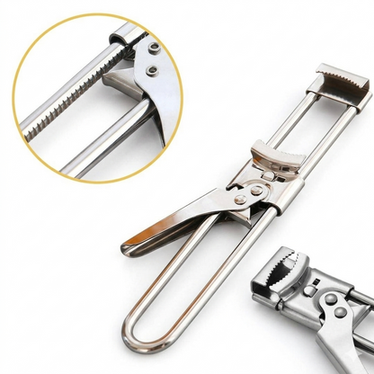 Versatile Bottle and Jar Opener with Adjustable Grip