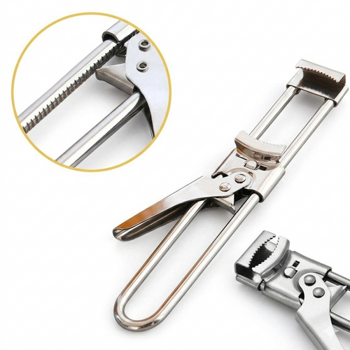Versatile Bottle and Jar Opener with Adjustable Grip