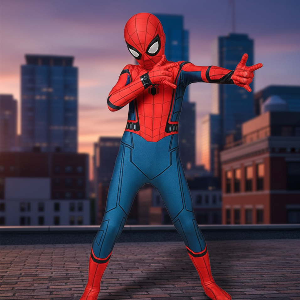 Realistic Superhero Costume for Kids and Adults - BowLift Style