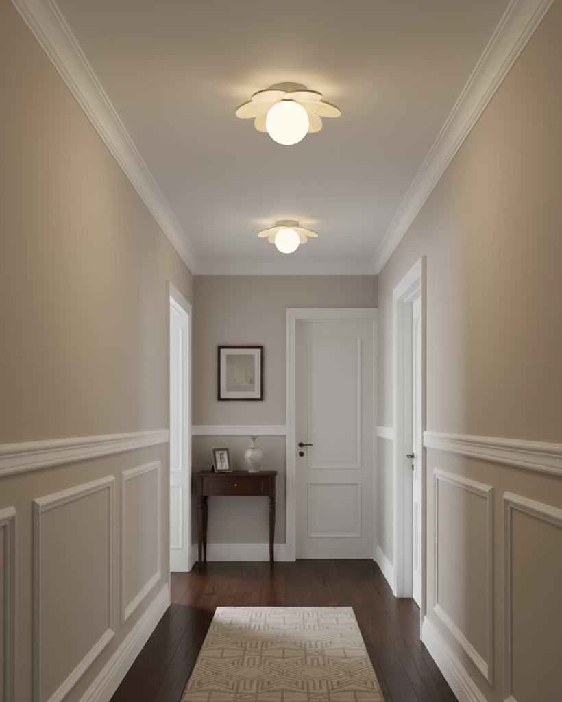 Ceiling Lights with Floral Design for Charming Ambiance
