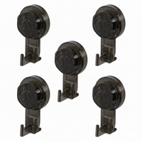 5-Pcs Transparent Black