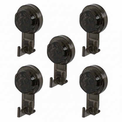 Self-Adhesive Suction Hooks – No-Drill Wall Mount for Kitchen & Bathroom