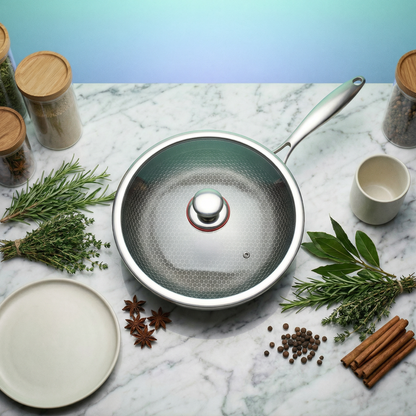 5-Layer Cooking Pan – Professional Titanium Frying Pan
