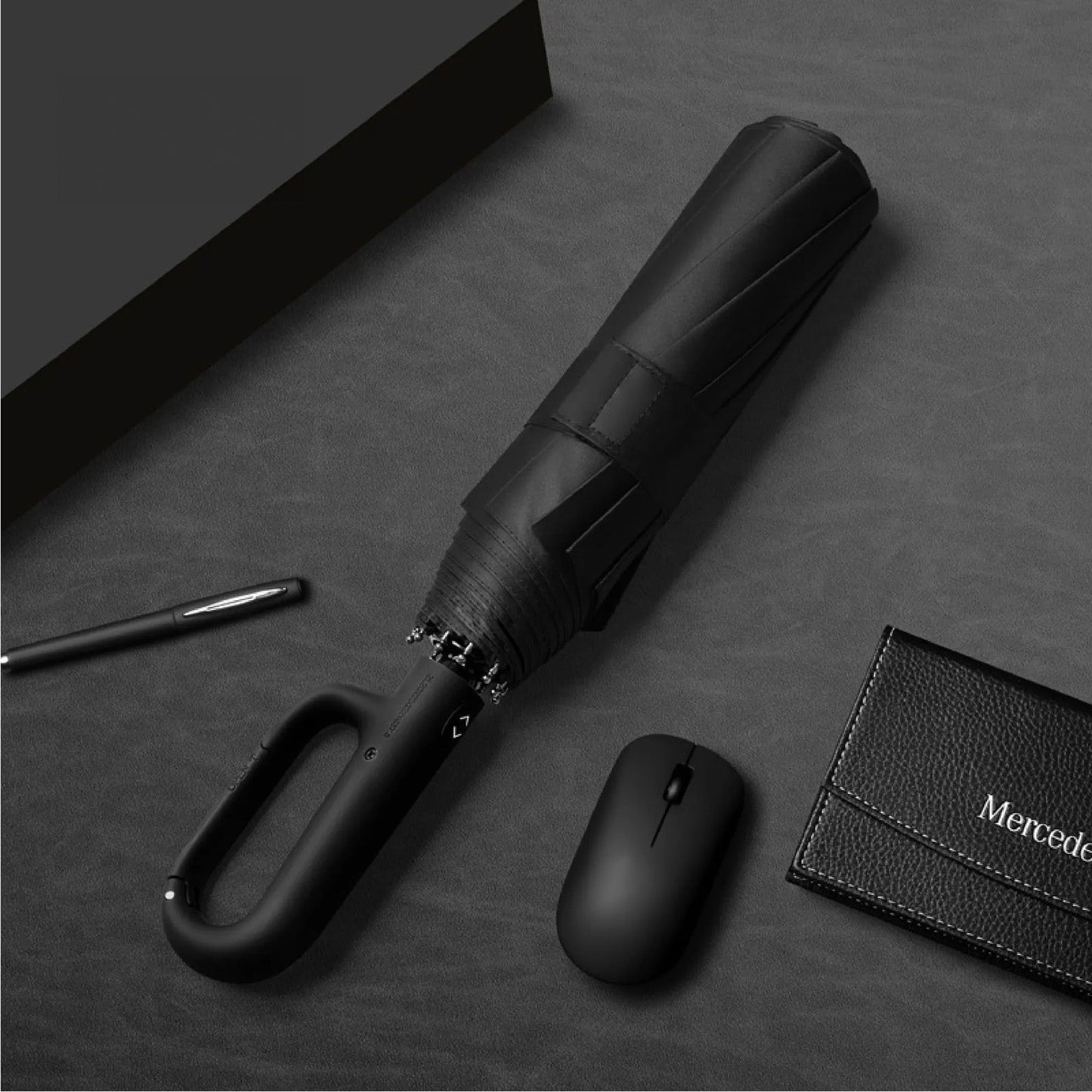 Hands-Free Umbrella with Unique Ring Handle