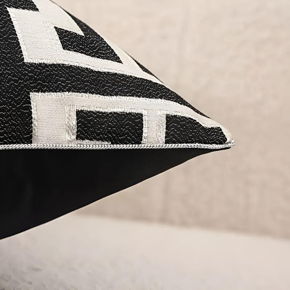 Chic Modern Geometric Throw Pillow Cover