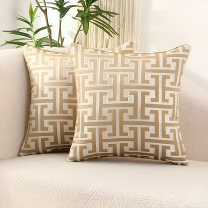Chic Modern Geometric Throw Pillow Cover