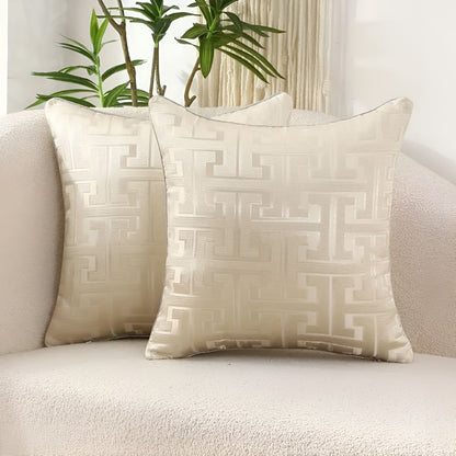 Chic Modern Geometric Throw Pillow Cover