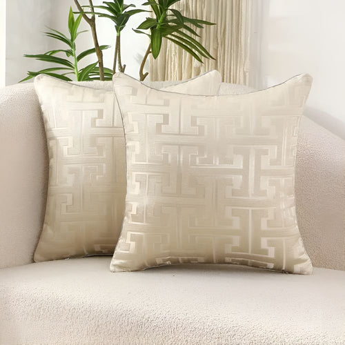 Chic Modern Geometric Throw Pillow Cover