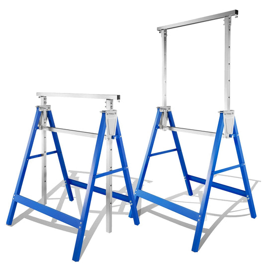 Adjustable Folding Scaffold Stands – Set of 2
