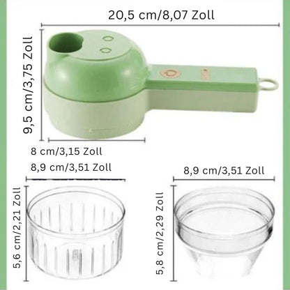 Versatile 4-in-1 Kitchen Prep Tool - Chopper & Grater