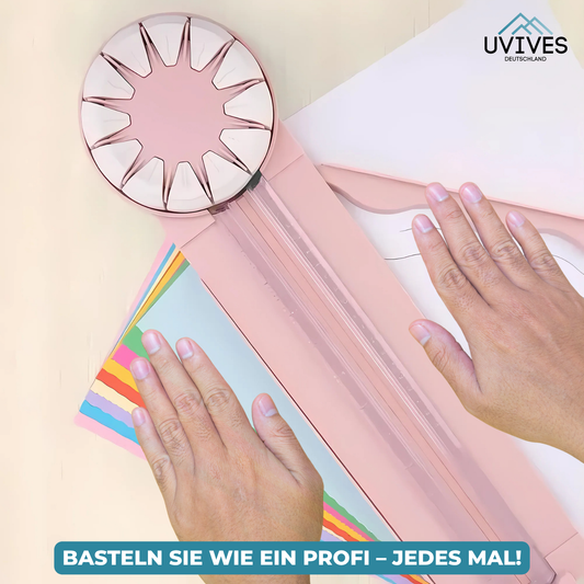 12-in-1 Paper Cutter with 360° Rotation – Versatile Cutting Tool