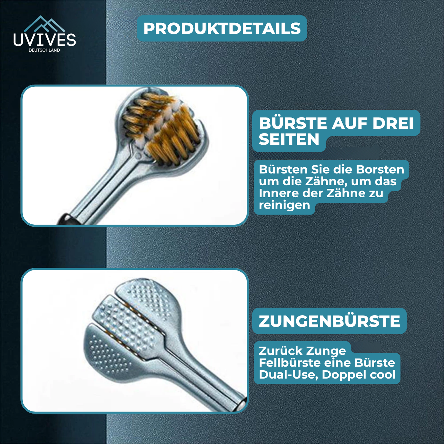 360-Degree Tooth Cleaning for Spotless Teeth in No Time!