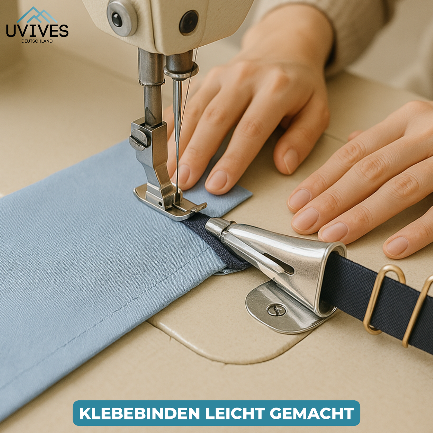 Edge Folding Tool for Sewing Machines