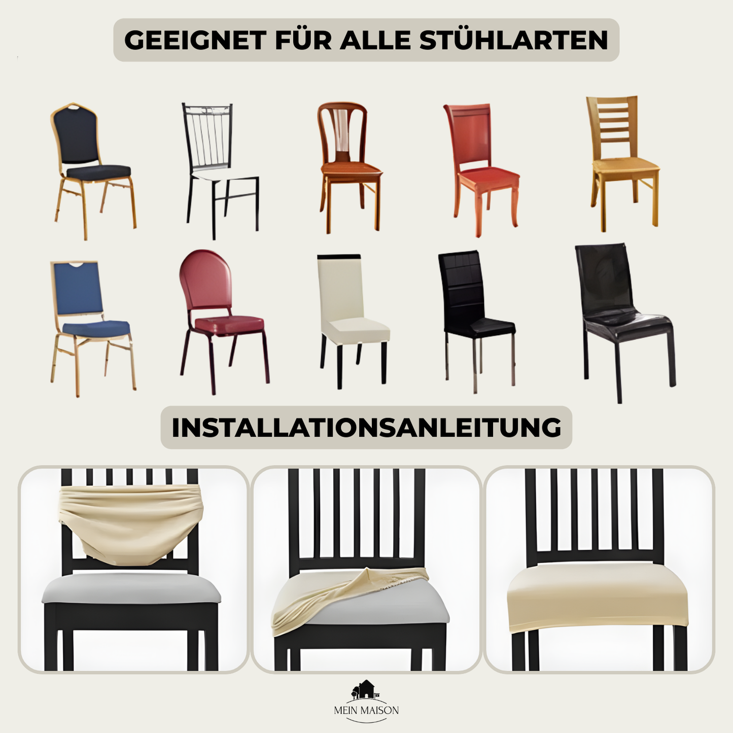 Buy 2 Get 2 Free | Stylish Chair Protector for Your Furniture!