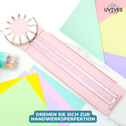 12-in-1 Paper Cutter with 360° Rotation – Versatile Cutting Tool