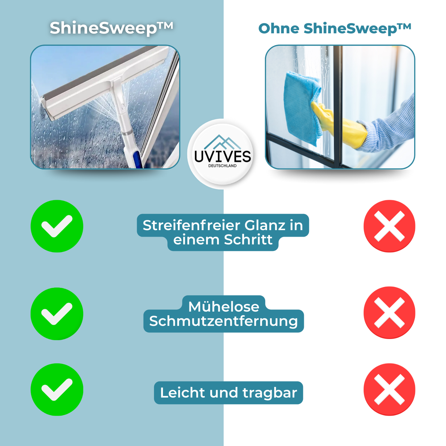 Streak-Free Cleaning for Every Corner – ShineSweep