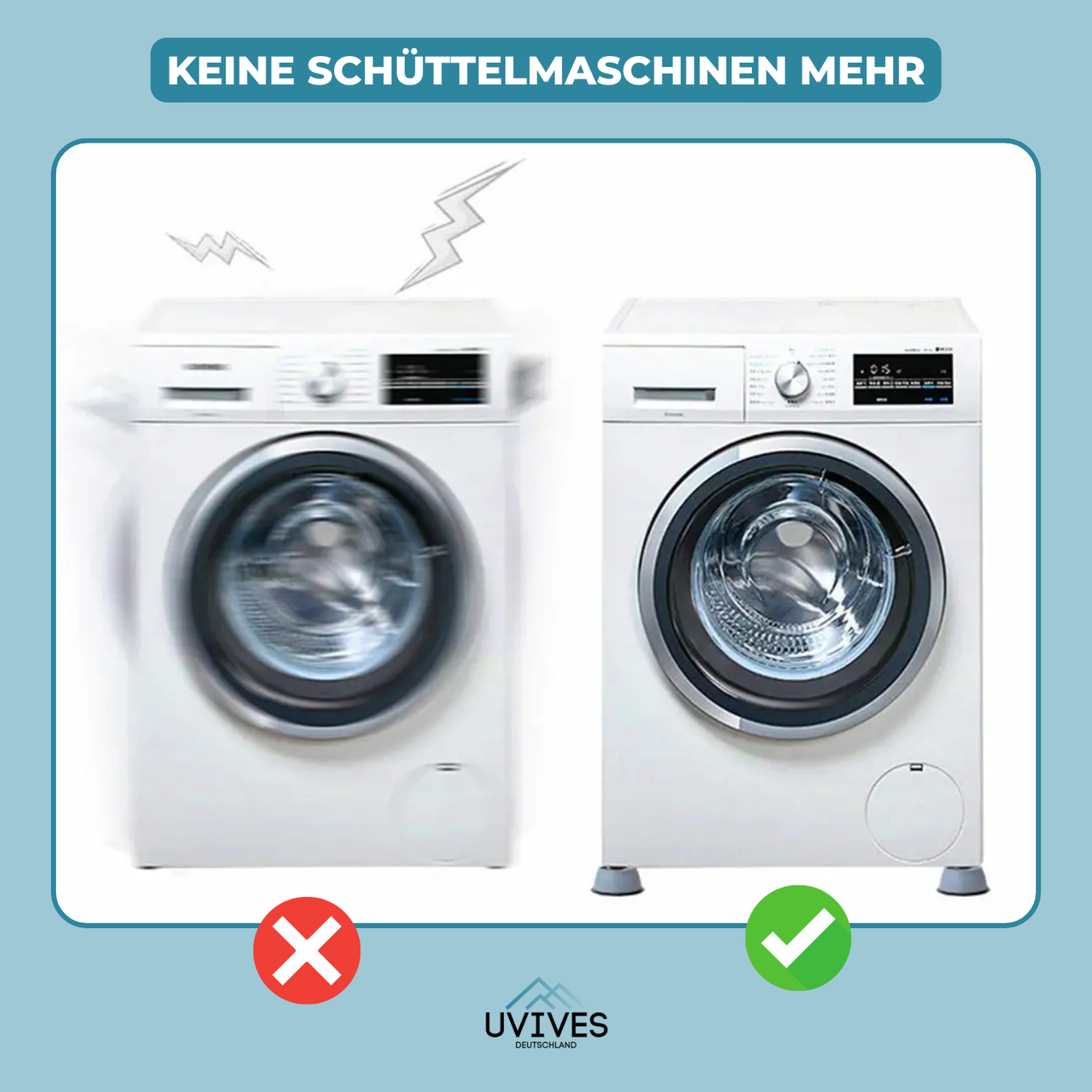 Get 2 Extra Free | VibraFix – End Noisy and Wobbly Washing Machines