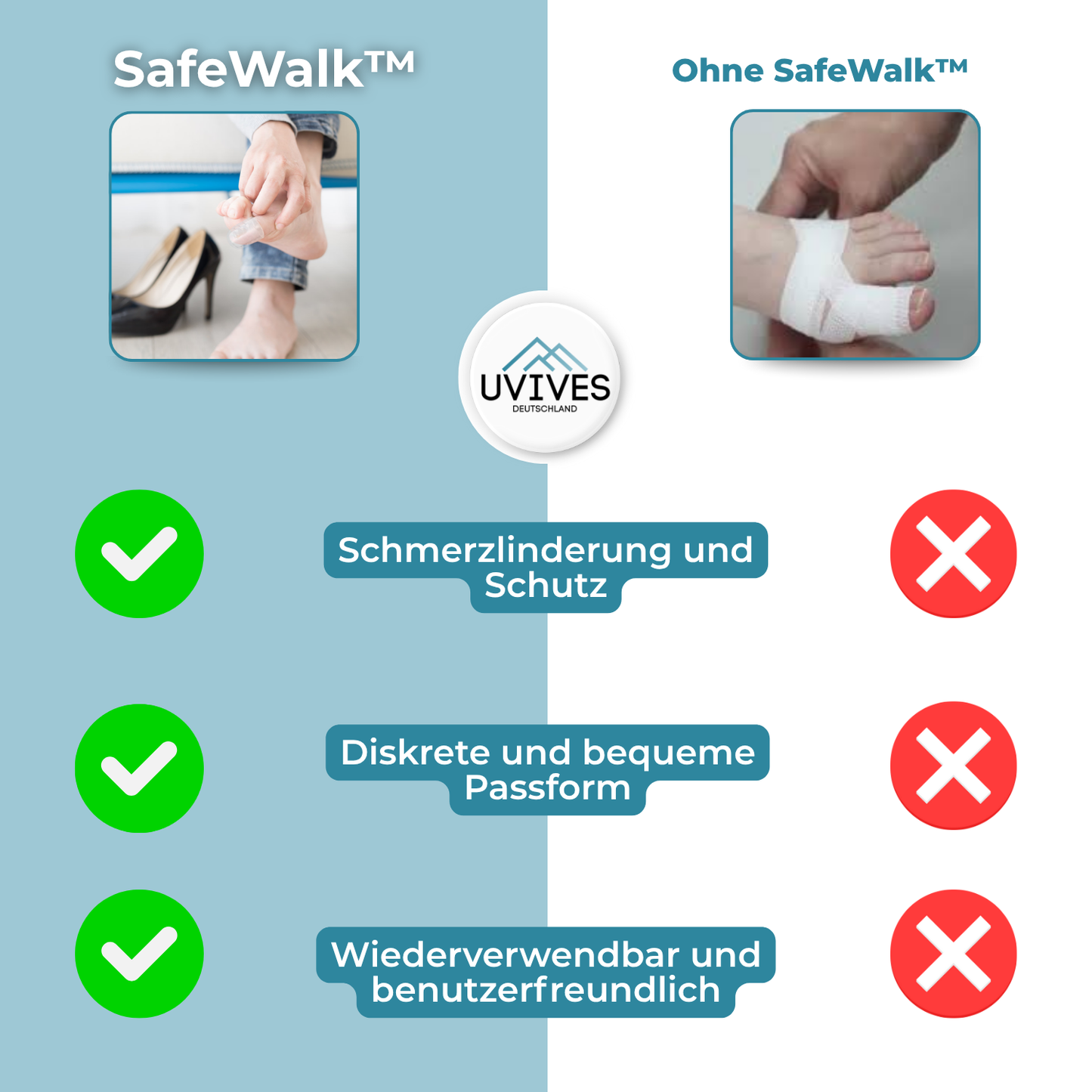 Buy 5 Get 5 Free | SafeWalk – Comfort for Tired Feet